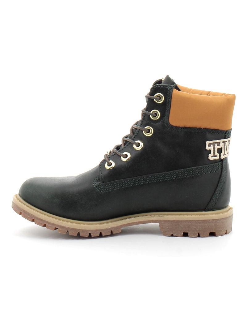 Boots en Cuir et Suede Timberland Kaki - Kiabi