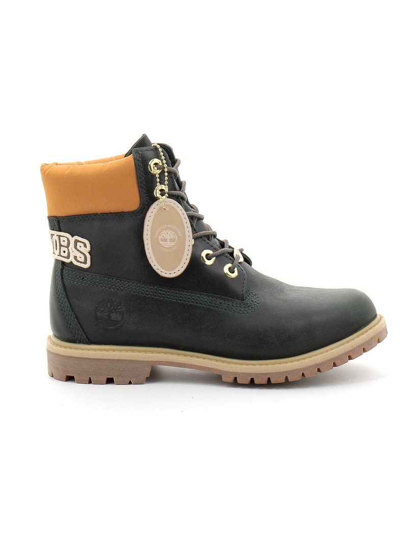 Boots en Cuir et Suede Timberland Kaki - Kiabi