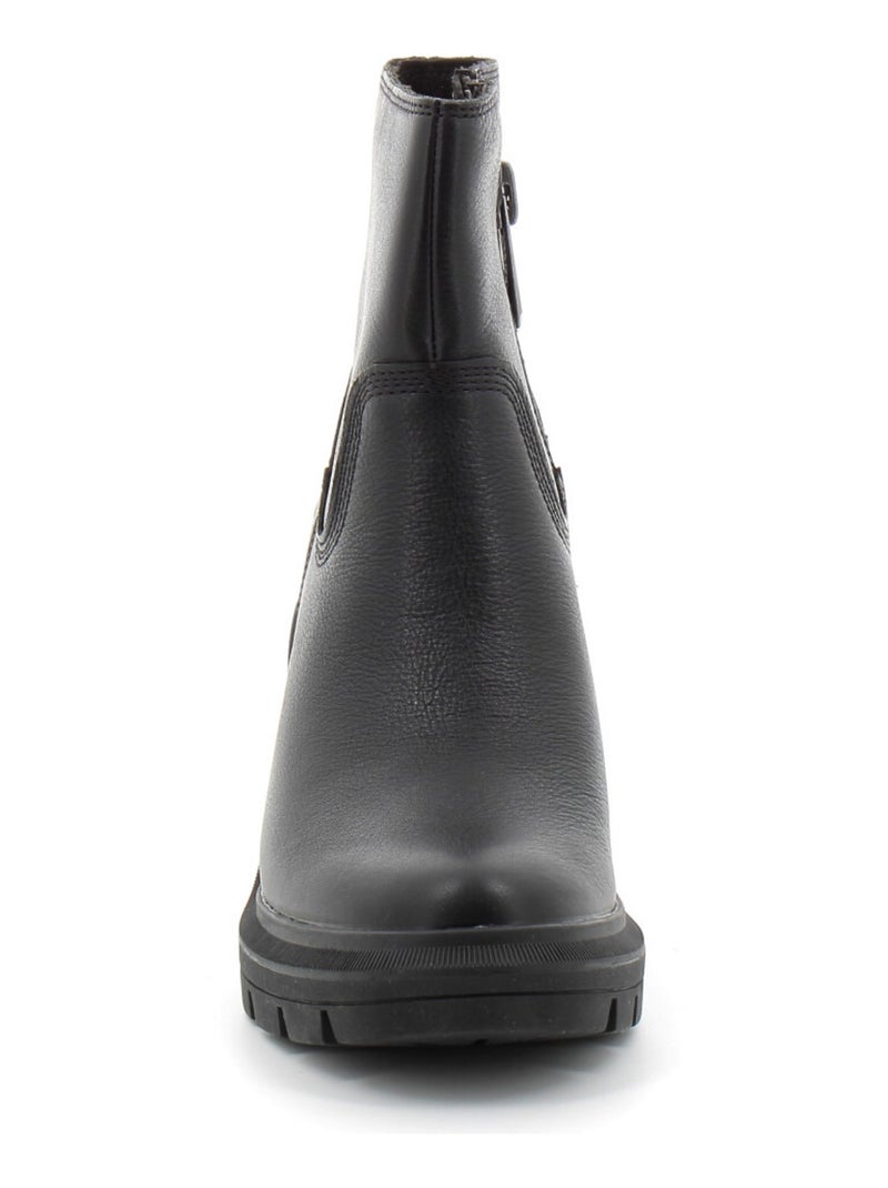 Boots en Cuir et Suede Timberland Noir - Kiabi