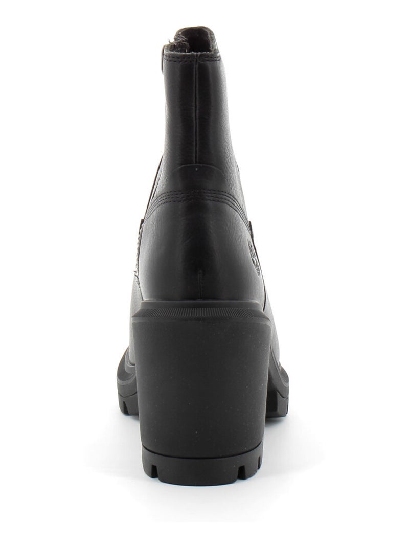 Boots en Cuir et Suede Timberland Noir - Kiabi