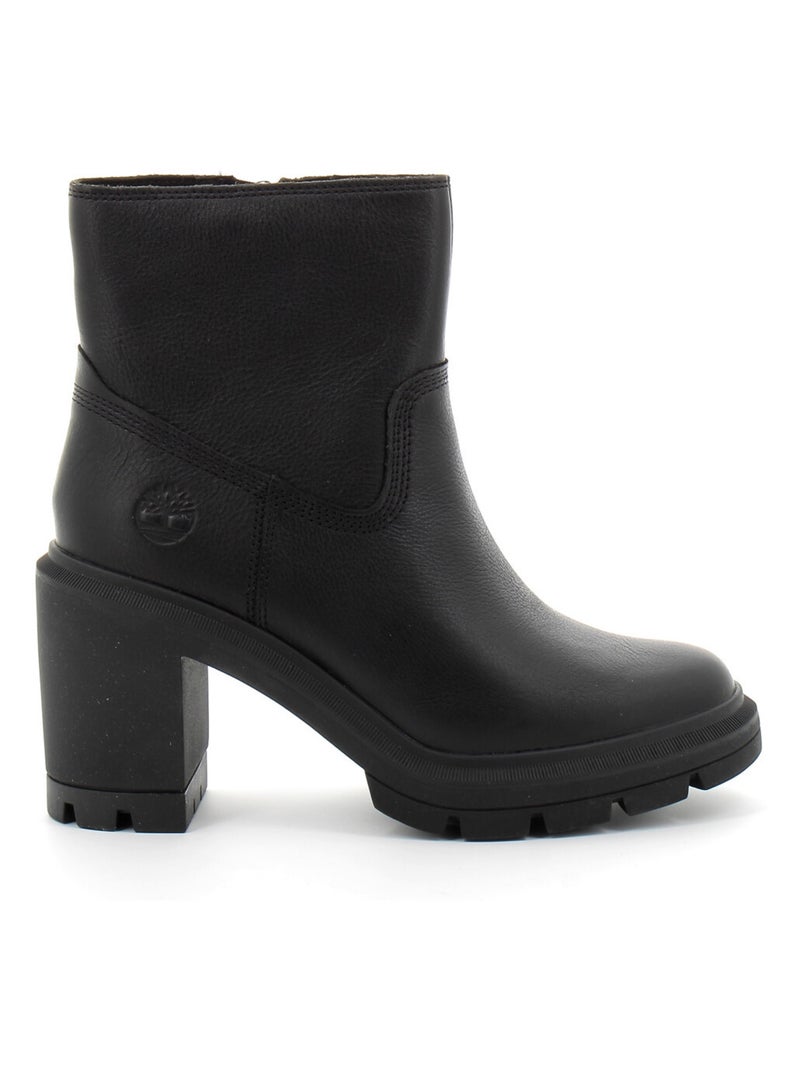 Boots en Cuir et Suede Timberland Noir - Kiabi