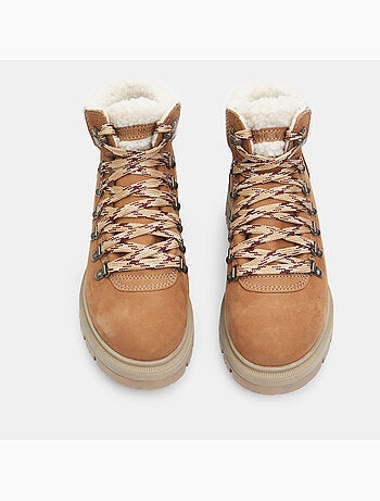 Boots en cuir nubuck et teddy weinbrenner bata