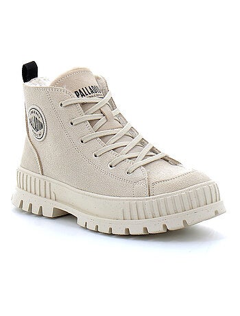 Boots en cuir palladium