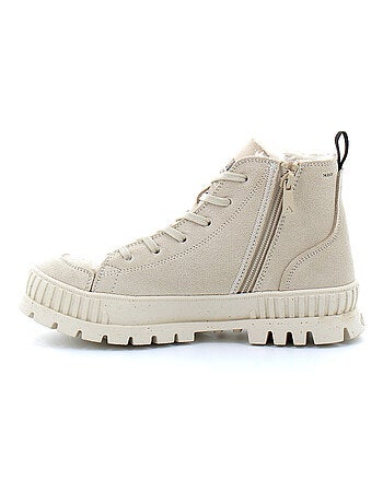 Boots en cuir palladium