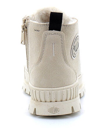 Boots en cuir palladium