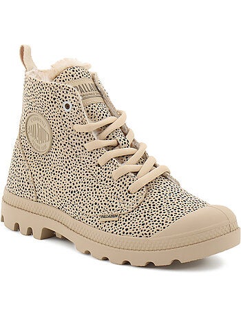 Boots en cuir palladium