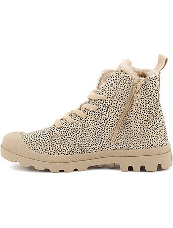 Boots en cuir palladium
