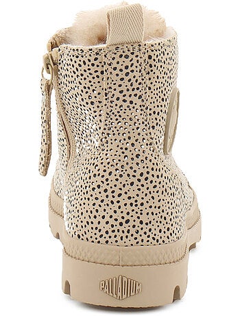 Boots en cuir palladium
