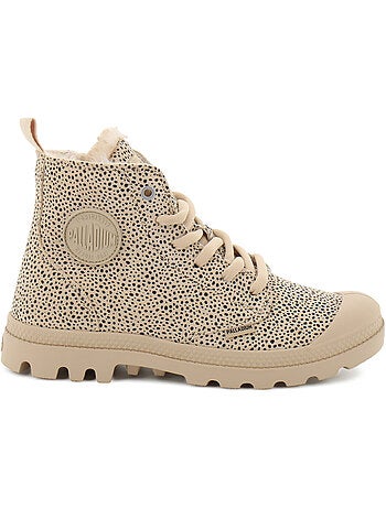 Boots en cuir palladium