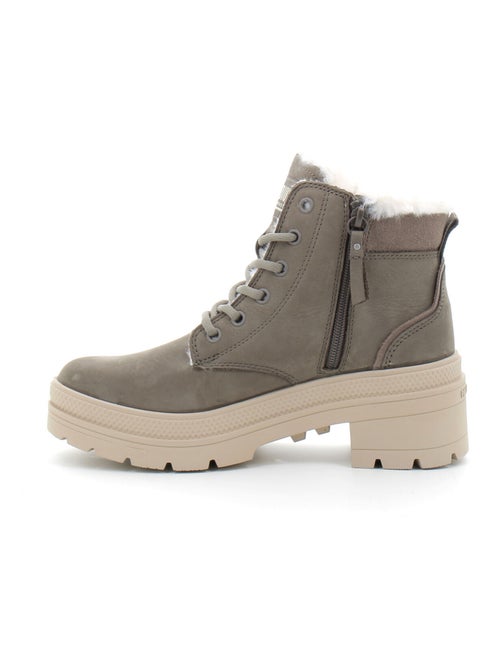 Boots en Cuir Palladium - Kiabi