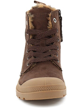 Boots en cuir palladium