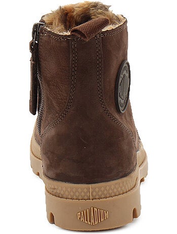 Boots en cuir palladium