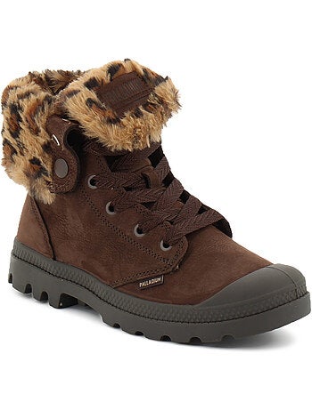Boots en cuir palladium