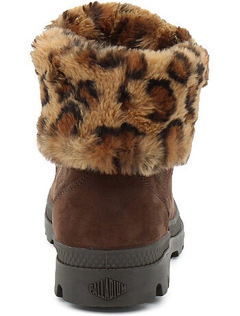 Boots en cuir palladium