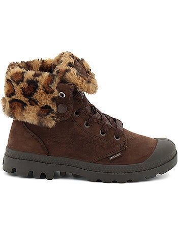 Boots en cuir palladium