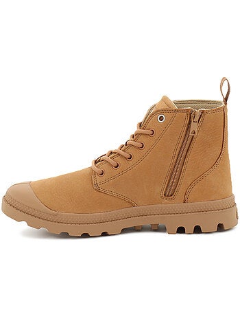 Boots en cuir palladium