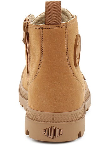 Boots en cuir palladium