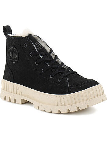 Boots en cuir palladium