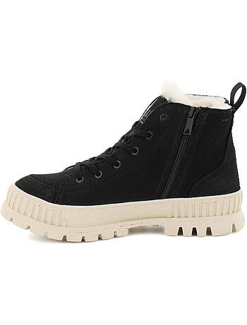 Boots en cuir palladium