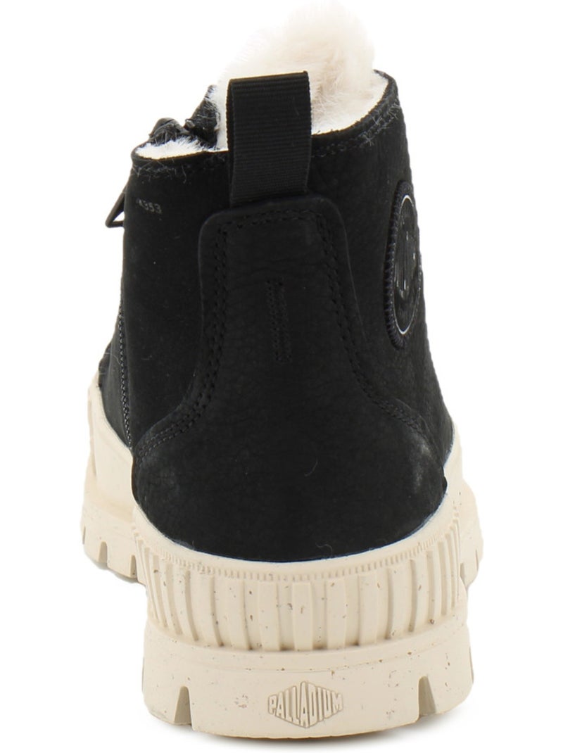 Boots en cuir palladium Noir - Kiabi