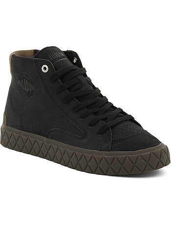 Boots en cuir palladium
