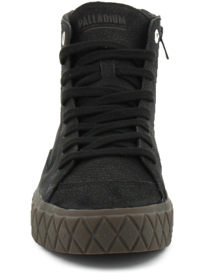 Boots en cuir palladium Noir - Kiabi
