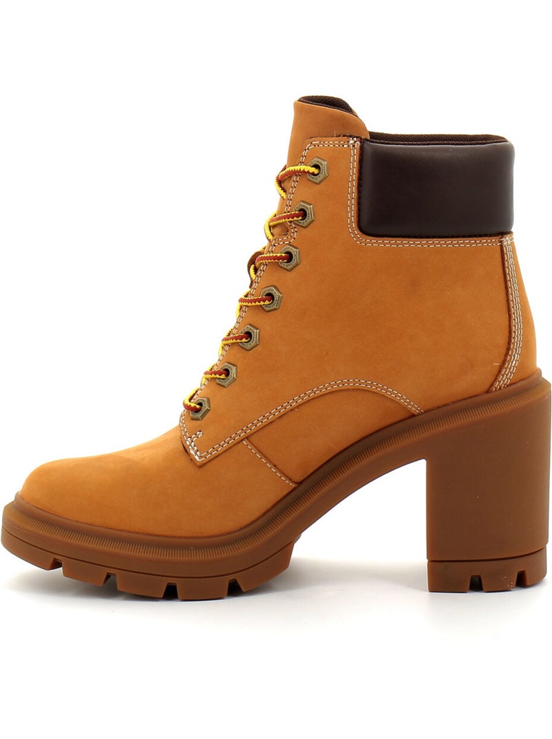 Boots en Cuir Timberland Marron - Kiabi
