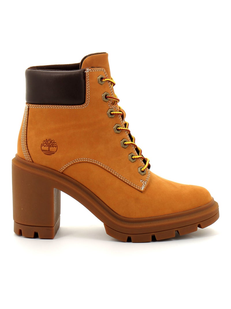 Boots en Cuir Timberland Marron - Kiabi