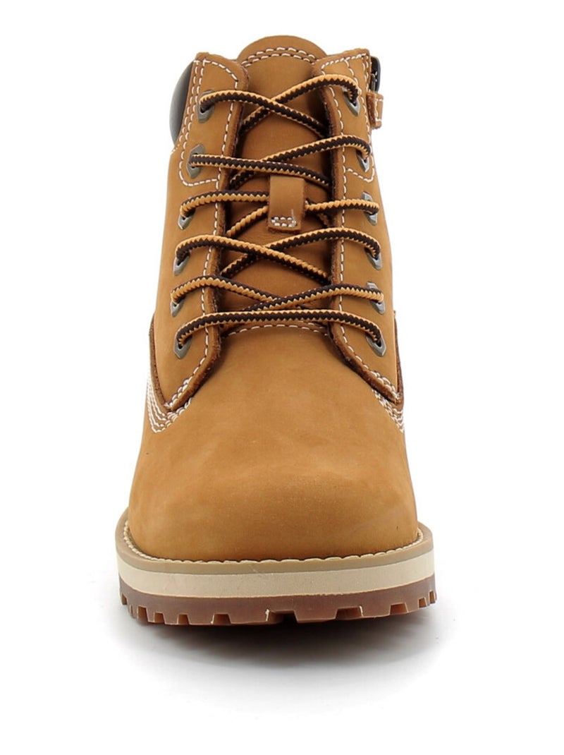 Boots en Cuir Timberland Marron - Kiabi