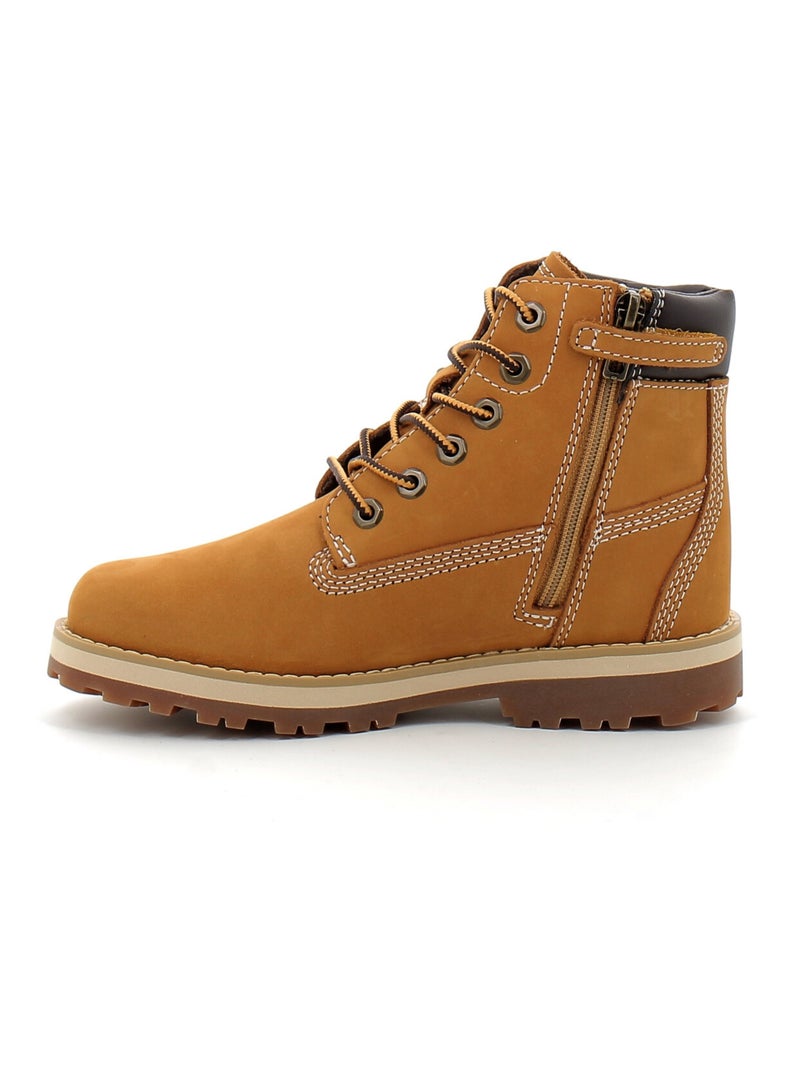 Boots en Cuir Timberland Marron - Kiabi