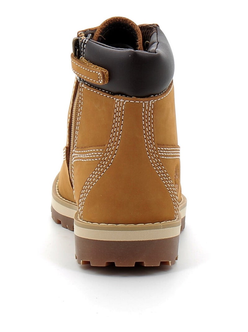 Boots en Cuir Timberland Marron - Kiabi