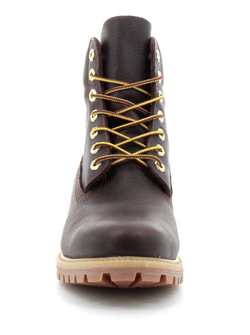 Boots en Cuir Timberland Marron - Kiabi