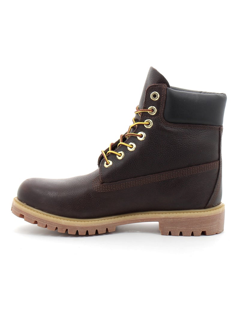 Boots en Cuir Timberland Marron - Kiabi