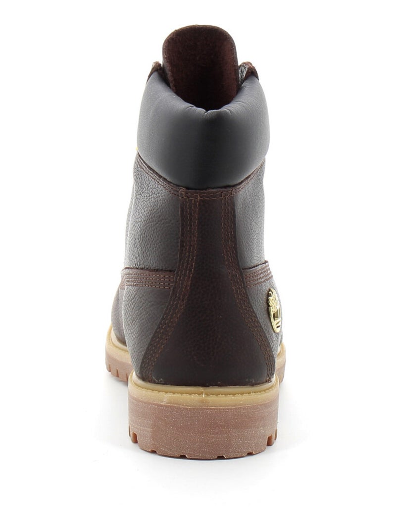 Boots en Cuir Timberland Marron - Kiabi