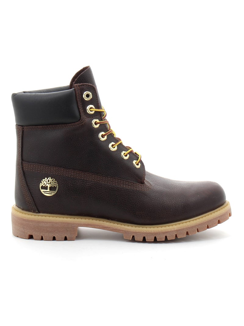 Boots en Cuir Timberland Marron - Kiabi
