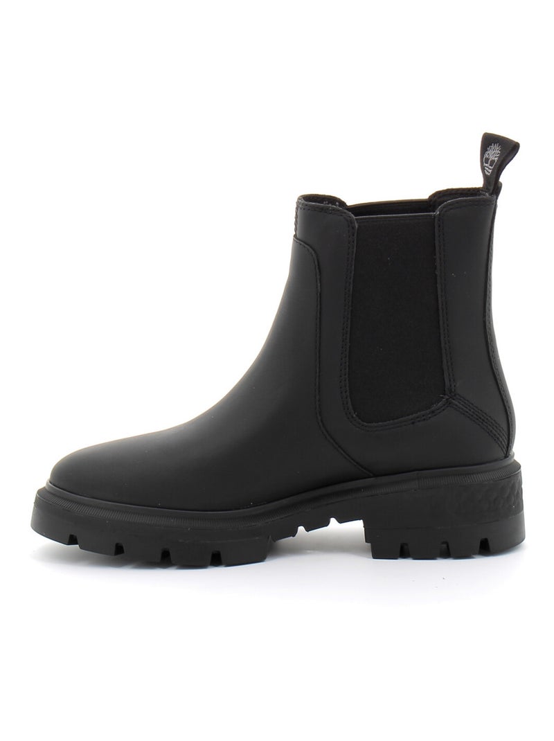 Boots en Cuir Timberland Noir - Kiabi