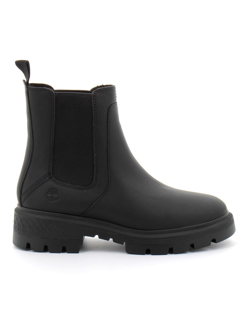 Boots en Cuir Timberland Noir - Kiabi