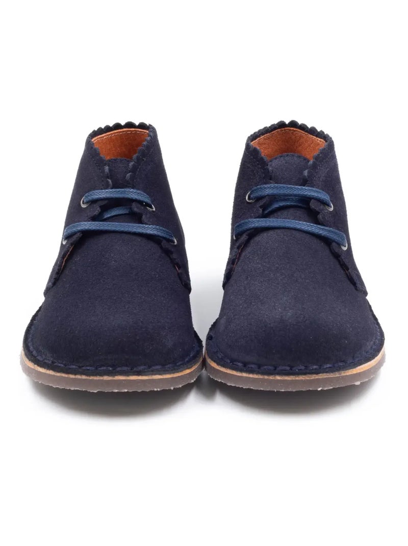 Boots en Daim à Lacet - Boni Babe Bleu marine - Kiabi