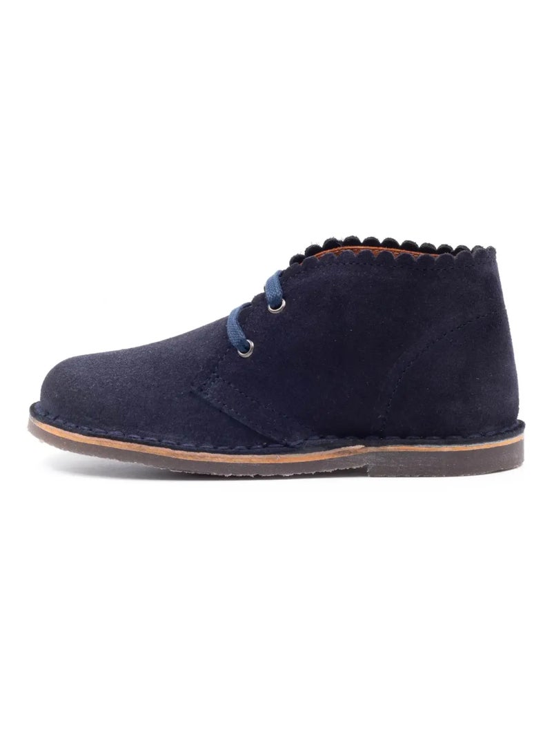 Boots en Daim à Lacet - Boni Babe Bleu marine - Kiabi