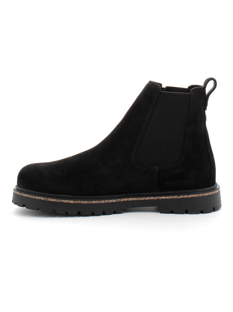 Boots en Daim et Liege Birkenstock Noir - Kiabi