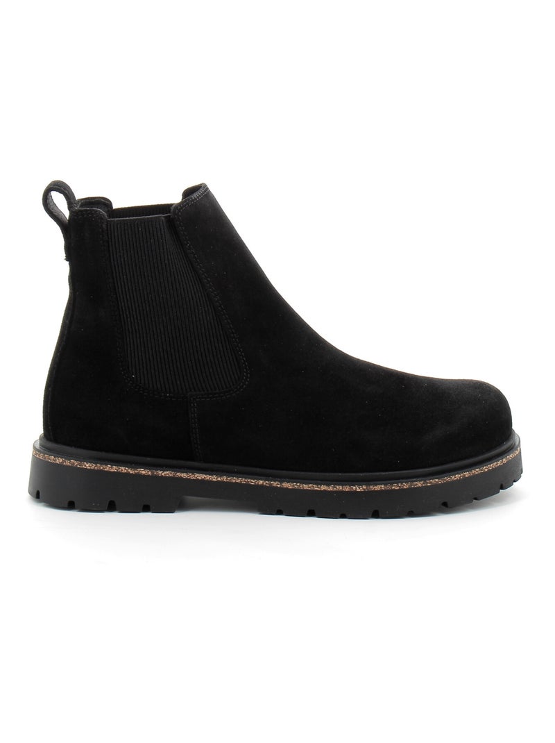 Boots en Daim et Liege Birkenstock Noir - Kiabi
