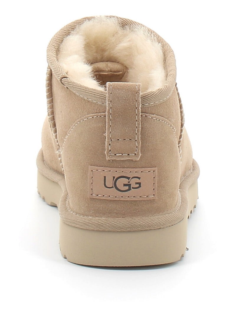 Boots en Mouton ugg Beige - Kiabi