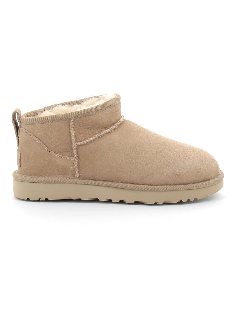 Boots en Mouton ugg Beige - Kiabi