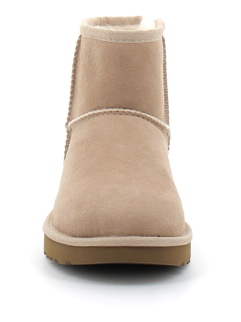 Boots en Mouton ugg Beige - Kiabi