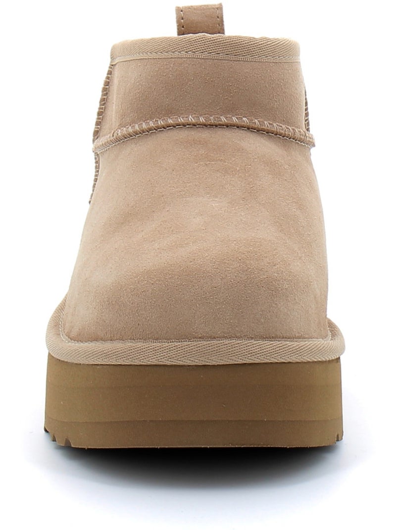 Boots en Mouton ugg Beige - Kiabi