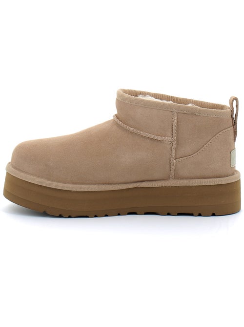 Boots en Mouton ugg - Kiabi