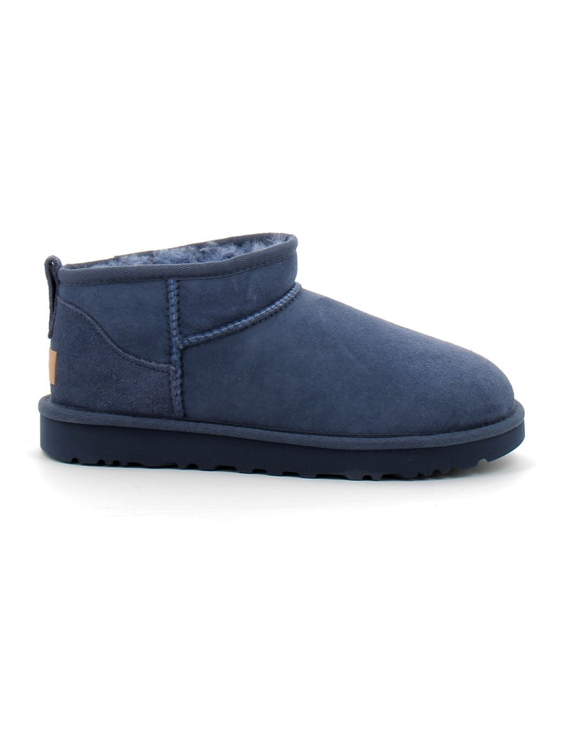 Boots en Mouton ugg Bleu - Kiabi
