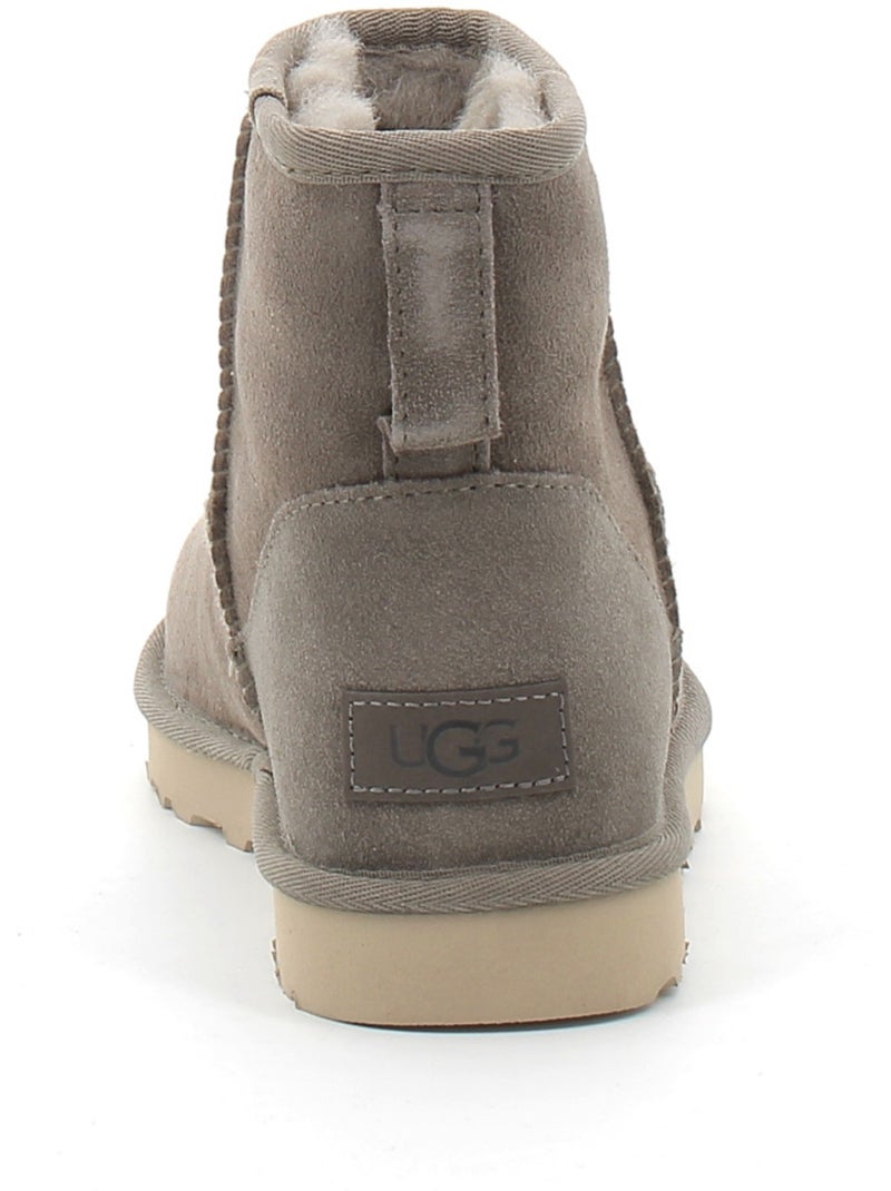 Boots en Mouton ugg Gris - Kiabi