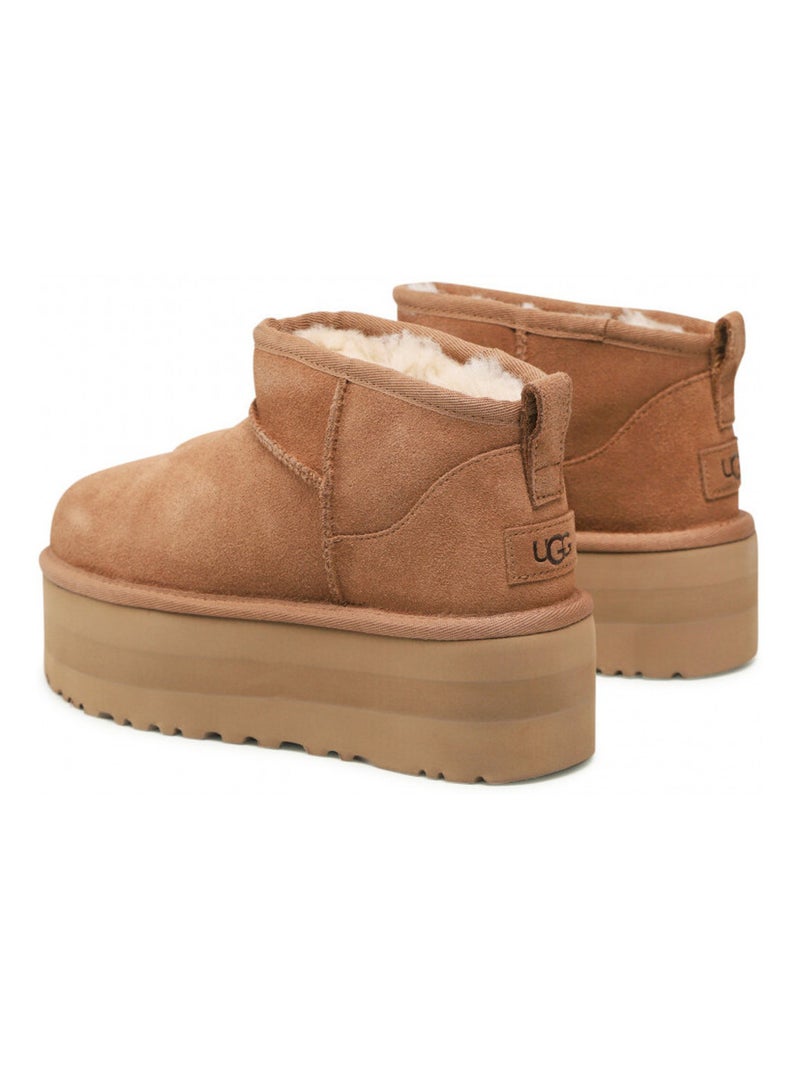 Boots en Mouton ugg Marron - Kiabi