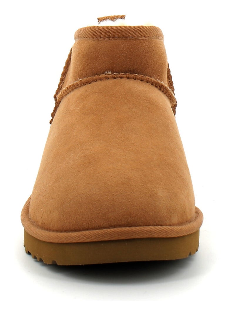 Boots en Mouton ugg Marron - Kiabi